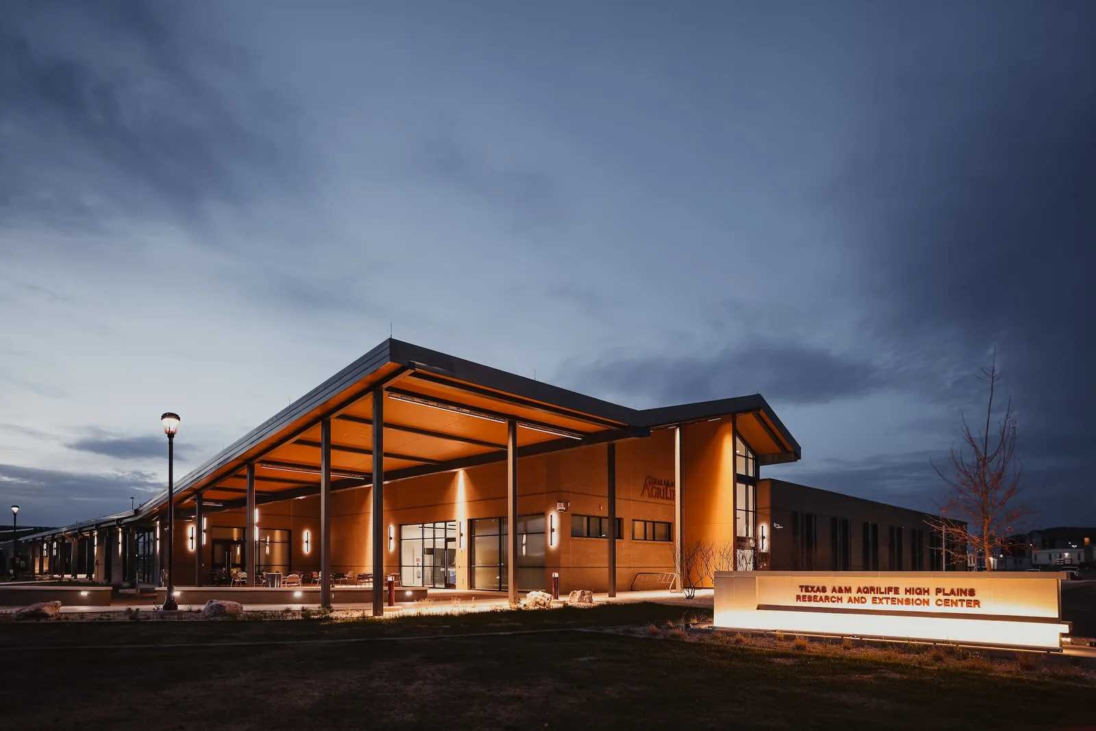 Texas A&M AgriLife High Plains Research and Extension Center exterior in Canyon, Texas